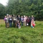 Group of people in Beaumont Quarry